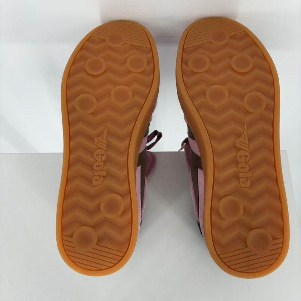 Gola Pink & Brown Sneakers with Gum Sole - Picture 6 of 6
